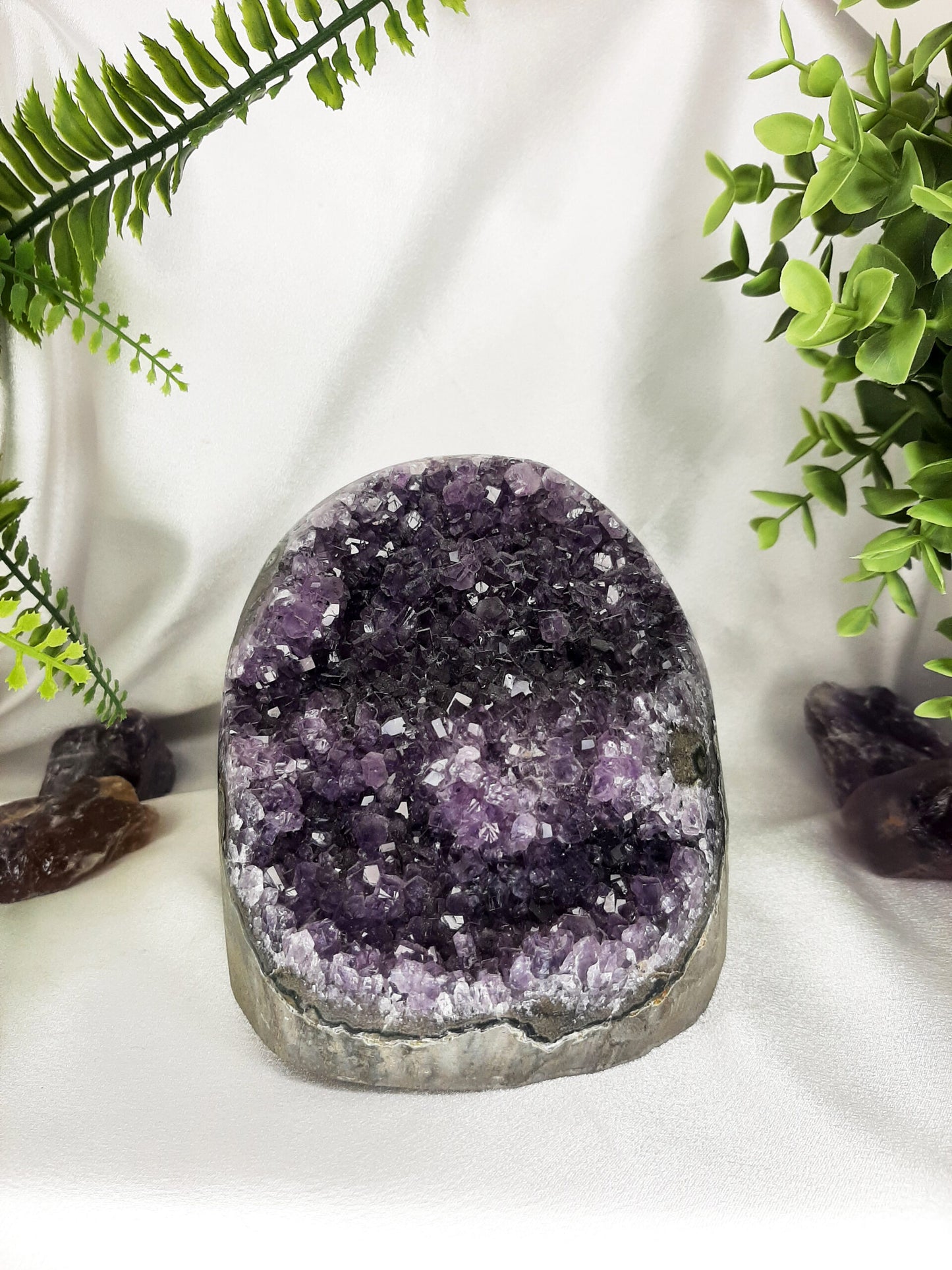 Amethyst Standing Cluster