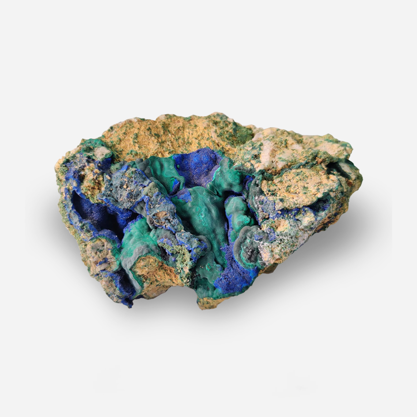 Big Raw Azurite & Malachite Geode (6.9 KG)