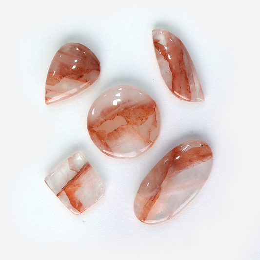 Cherry Quartz Cabochons