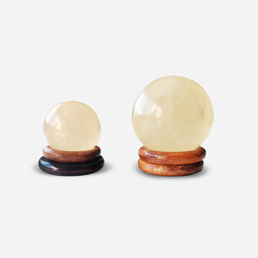 Citrine Crystal Balls