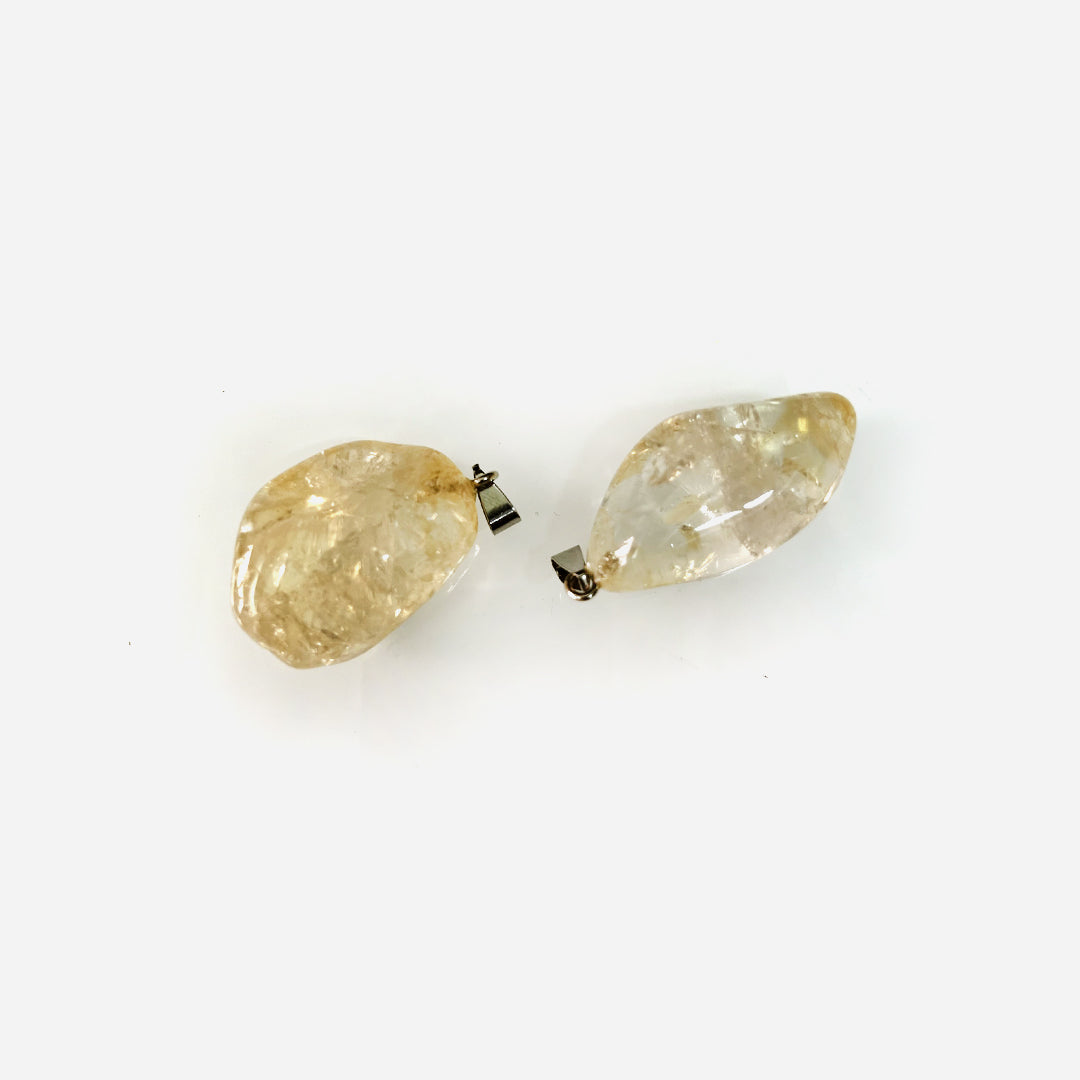 Citrine Tumble Pendant