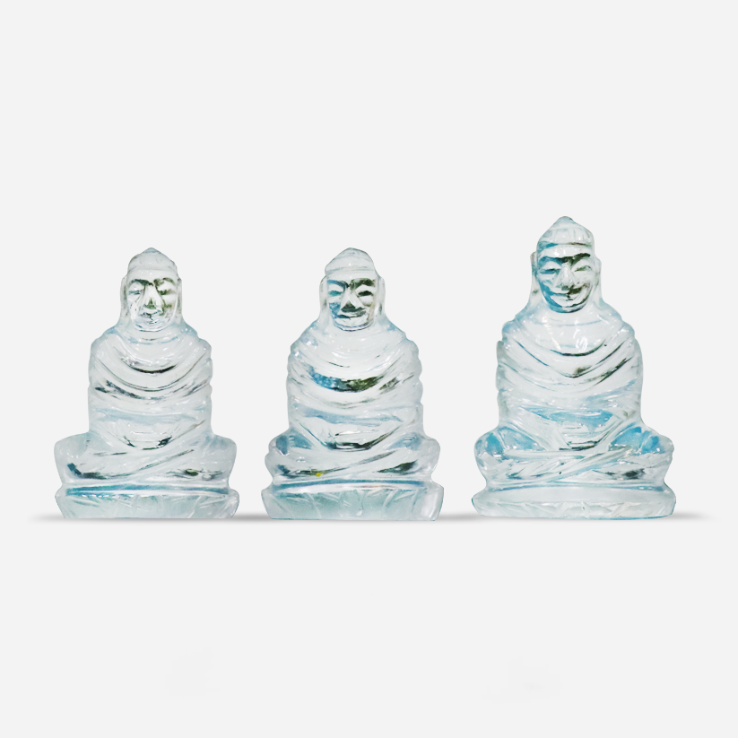 Clear Crystal Buddha