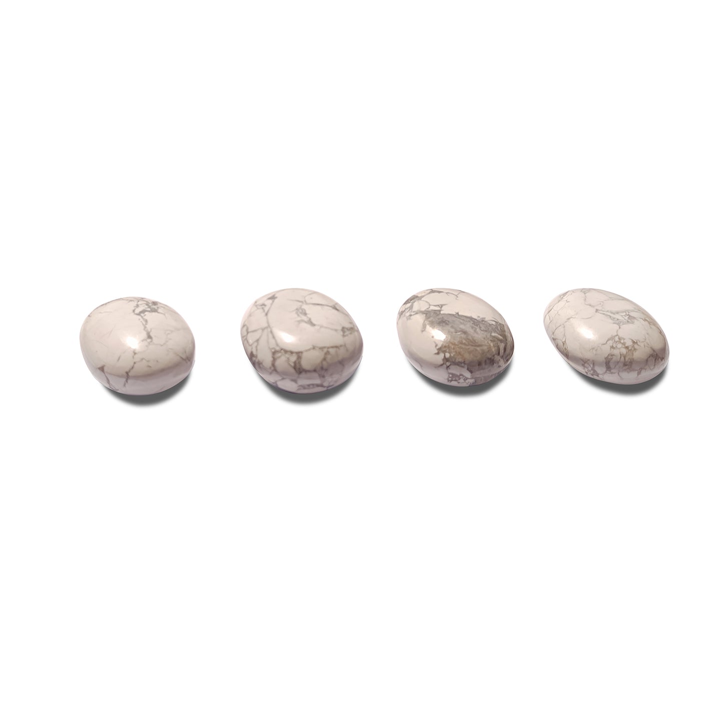 Howlite Palm Stone