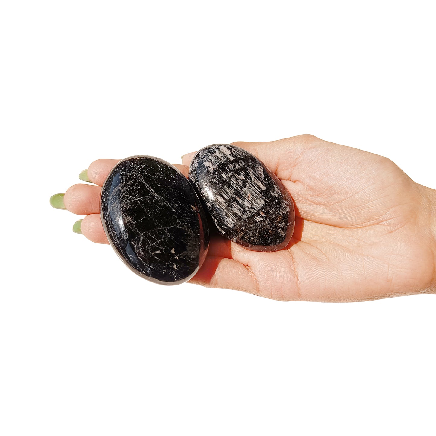 Black Tourmaline Palm Stone