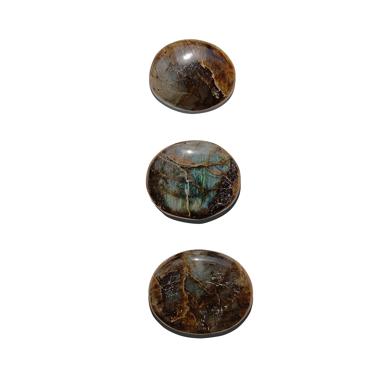 Flashy Labradorite Palm Stone