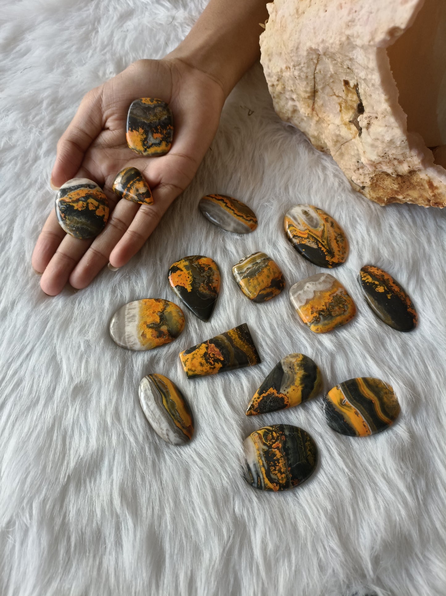 Bumble Bee Cabochons