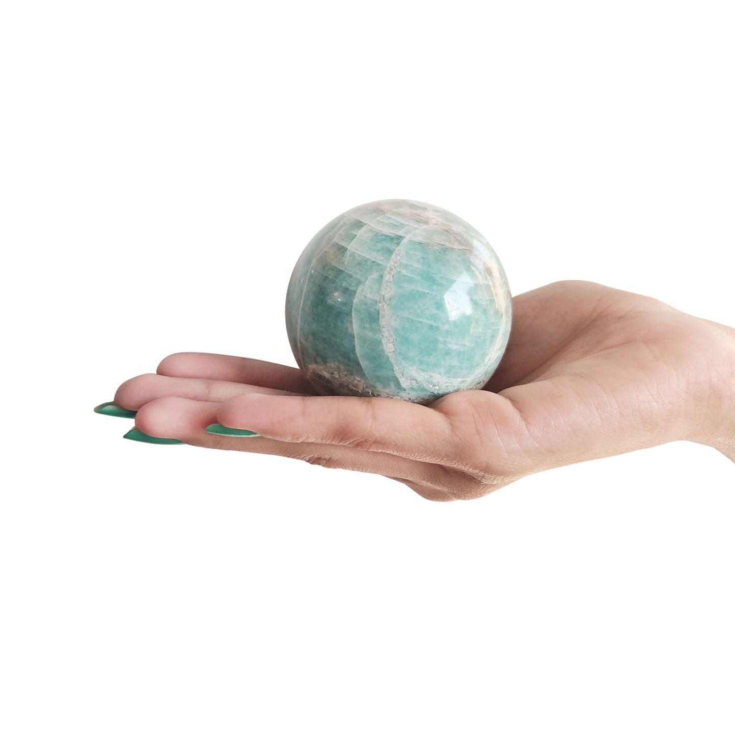 Amazonite Natural Crystal Balls