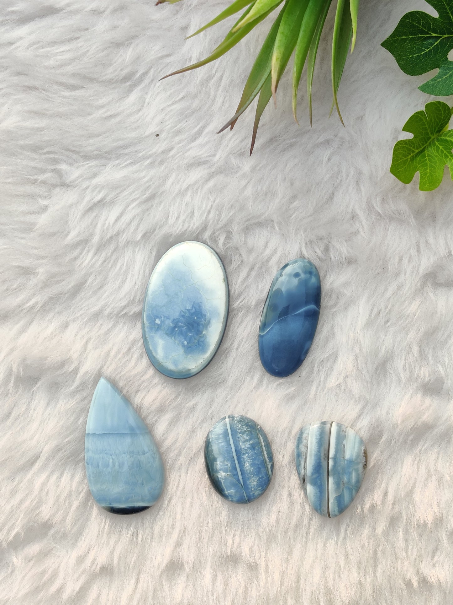 Blue Opal Cabochons