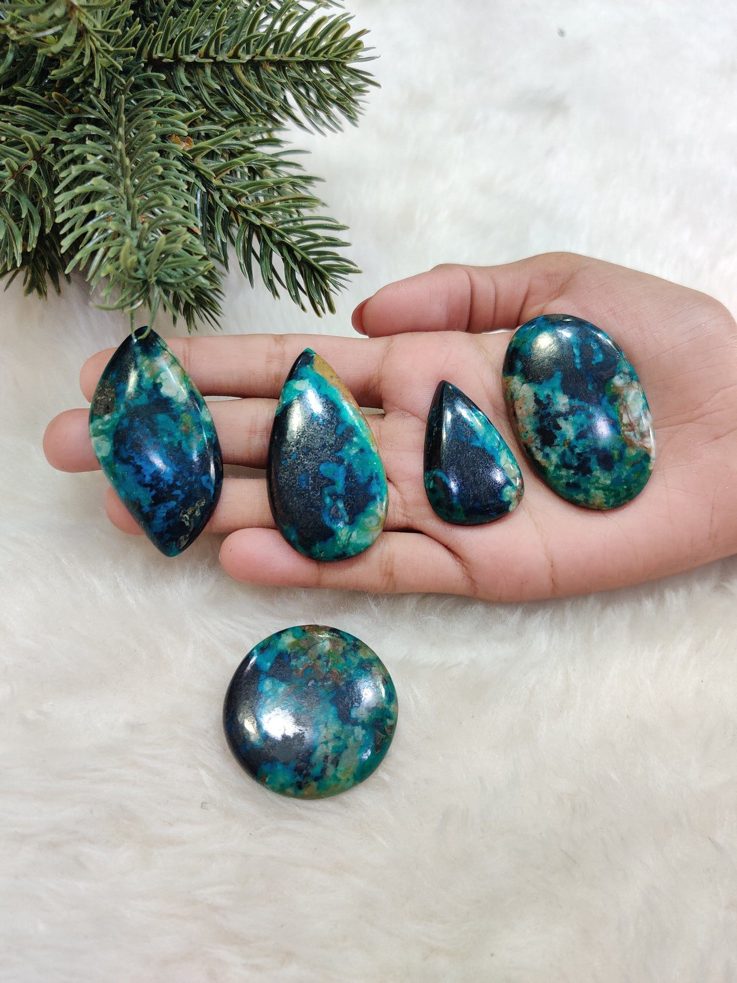 Chrysocolla Cabochons