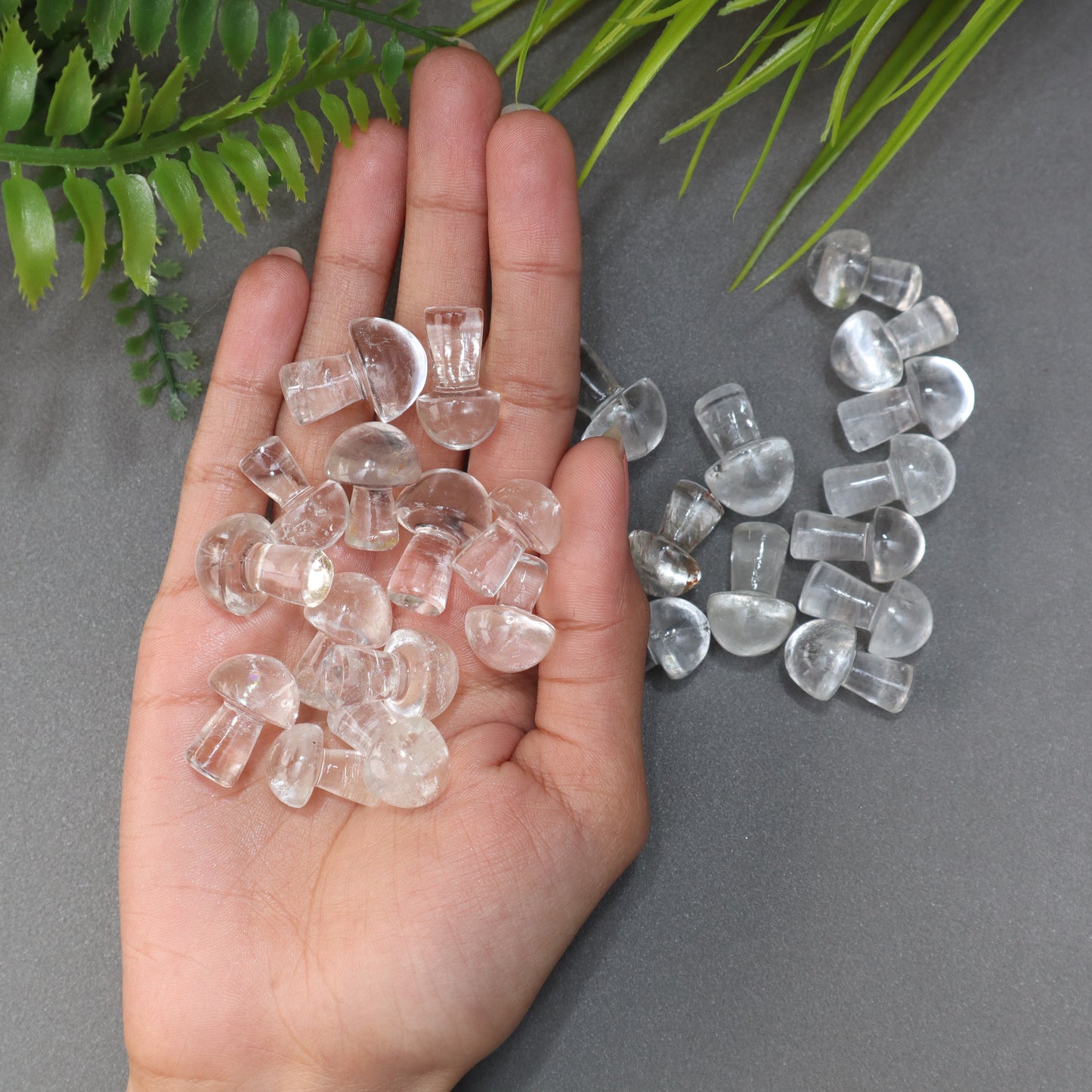 Mini Crystal Quartz Mushroom