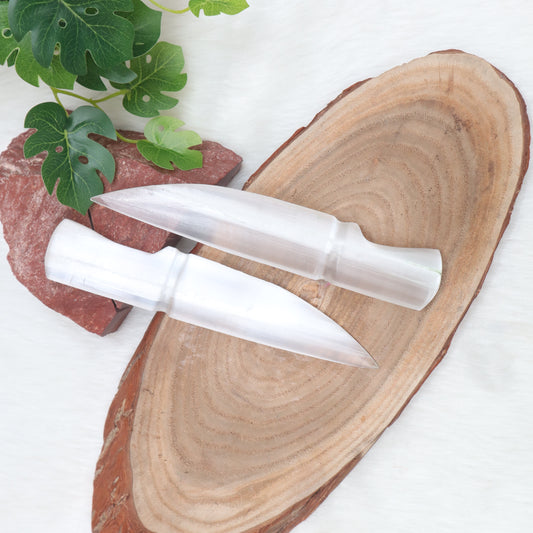 Powerful Selenite Knife