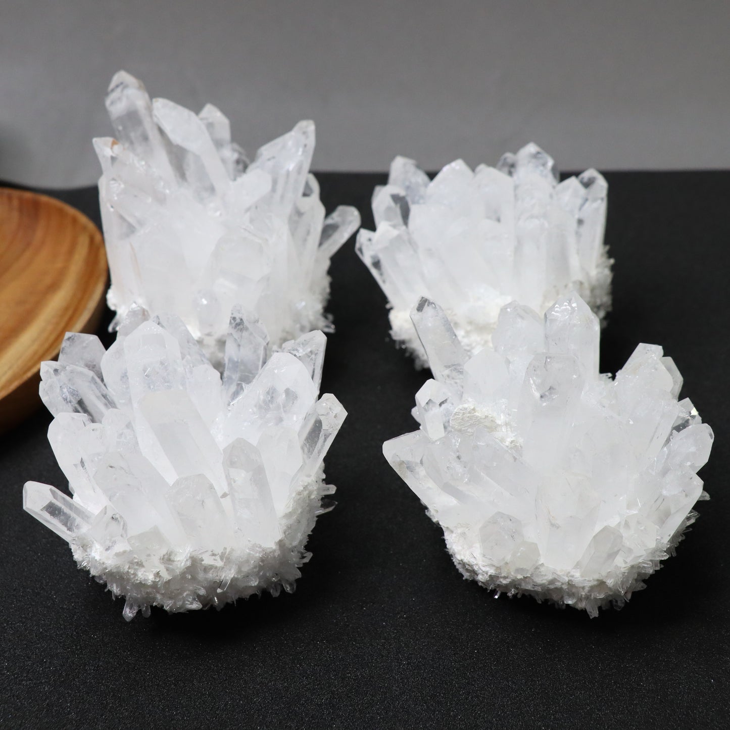 Clear Quartz Point Cluster