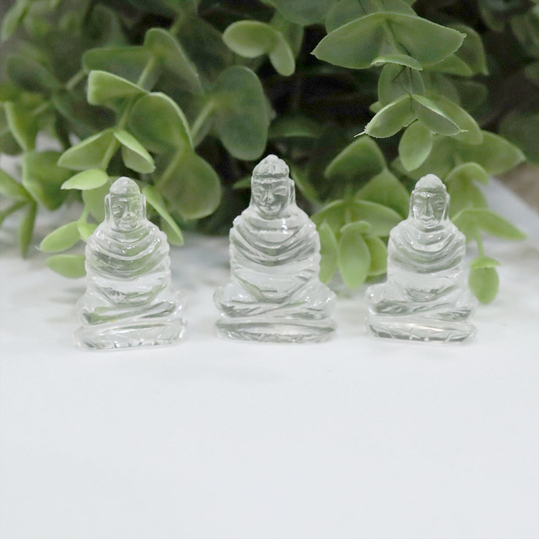 Clear Crystal Buddha