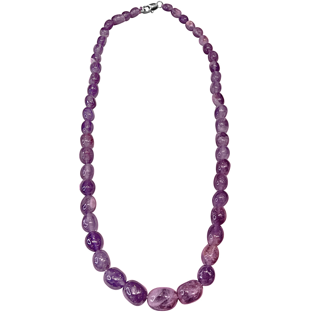 Amethyst Tumble Stone Necklace