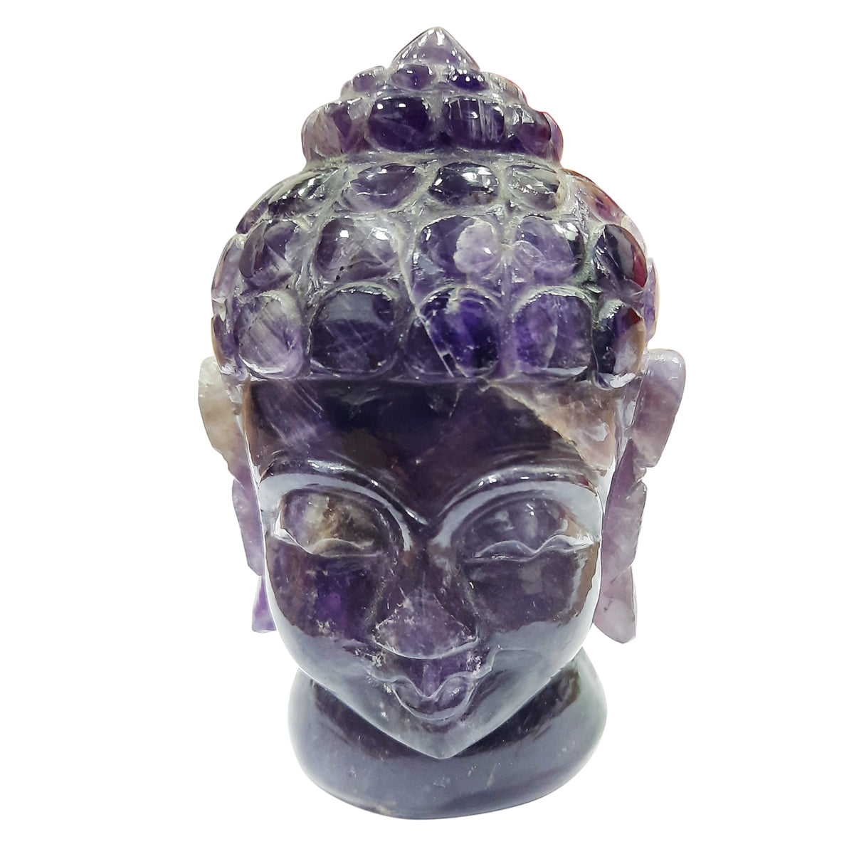 Amethyst Buddha Head