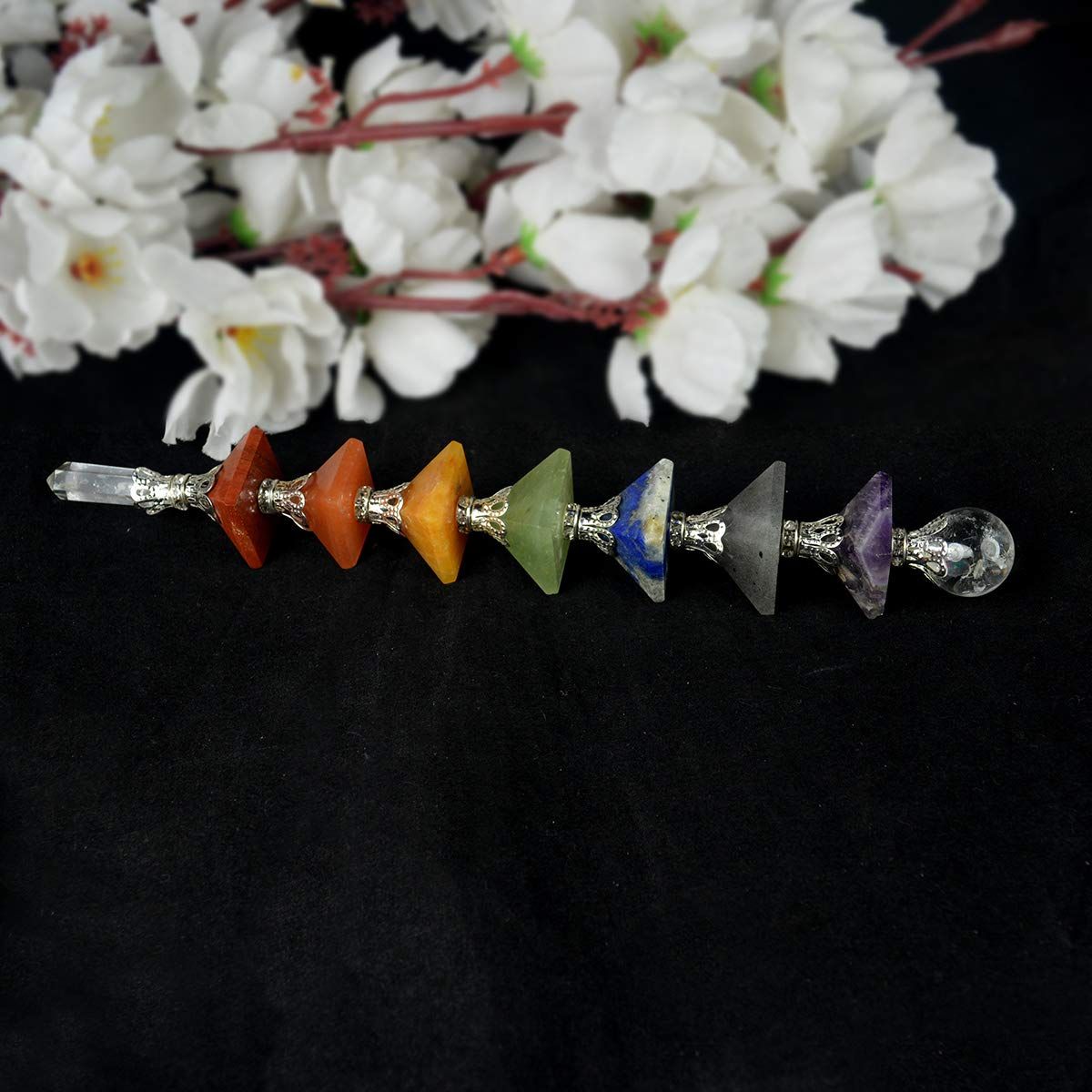 Seven Chakra Pyramid Healing Wand