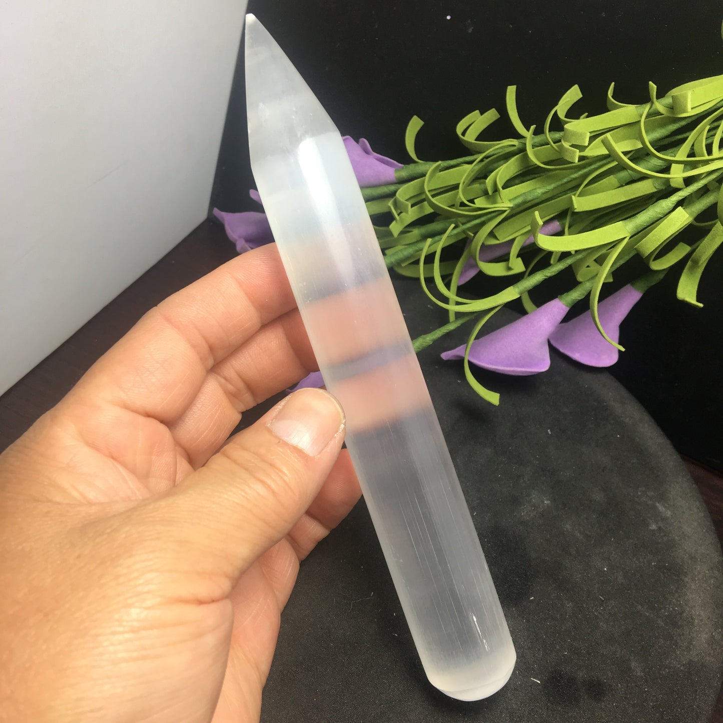 Selenite Wand