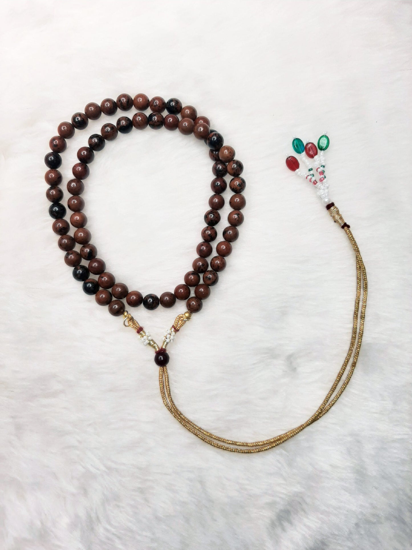 Mahogany Obsidian Necklace