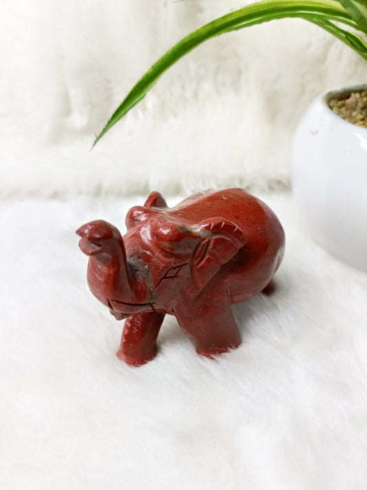 Red Jasper Elephant