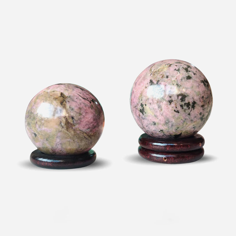 Rhodonite Crystal Balls