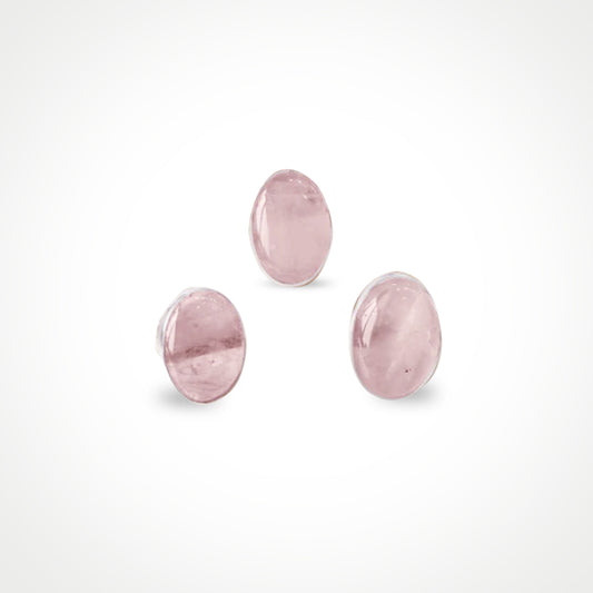 Oval & Drop Shape Rose Quartz Rings