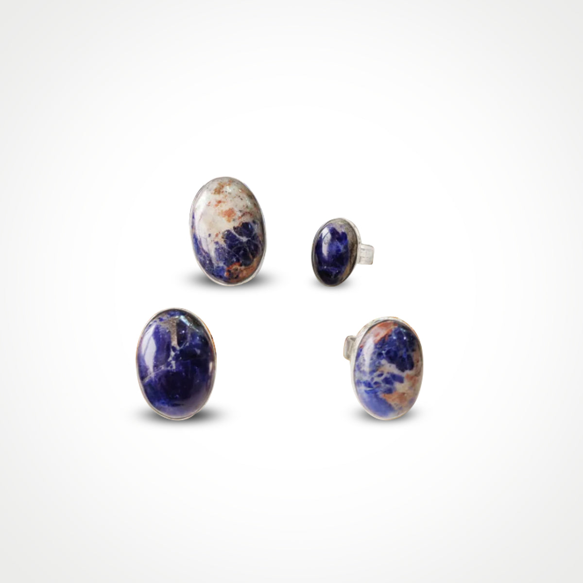 Oval & Drop Shape Sodalite Rings