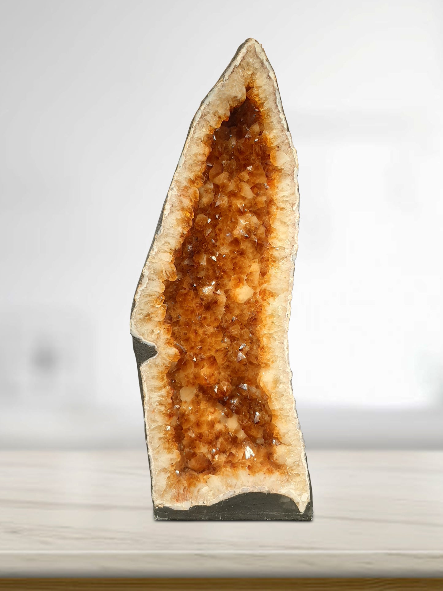 Citrine Crystal Geode