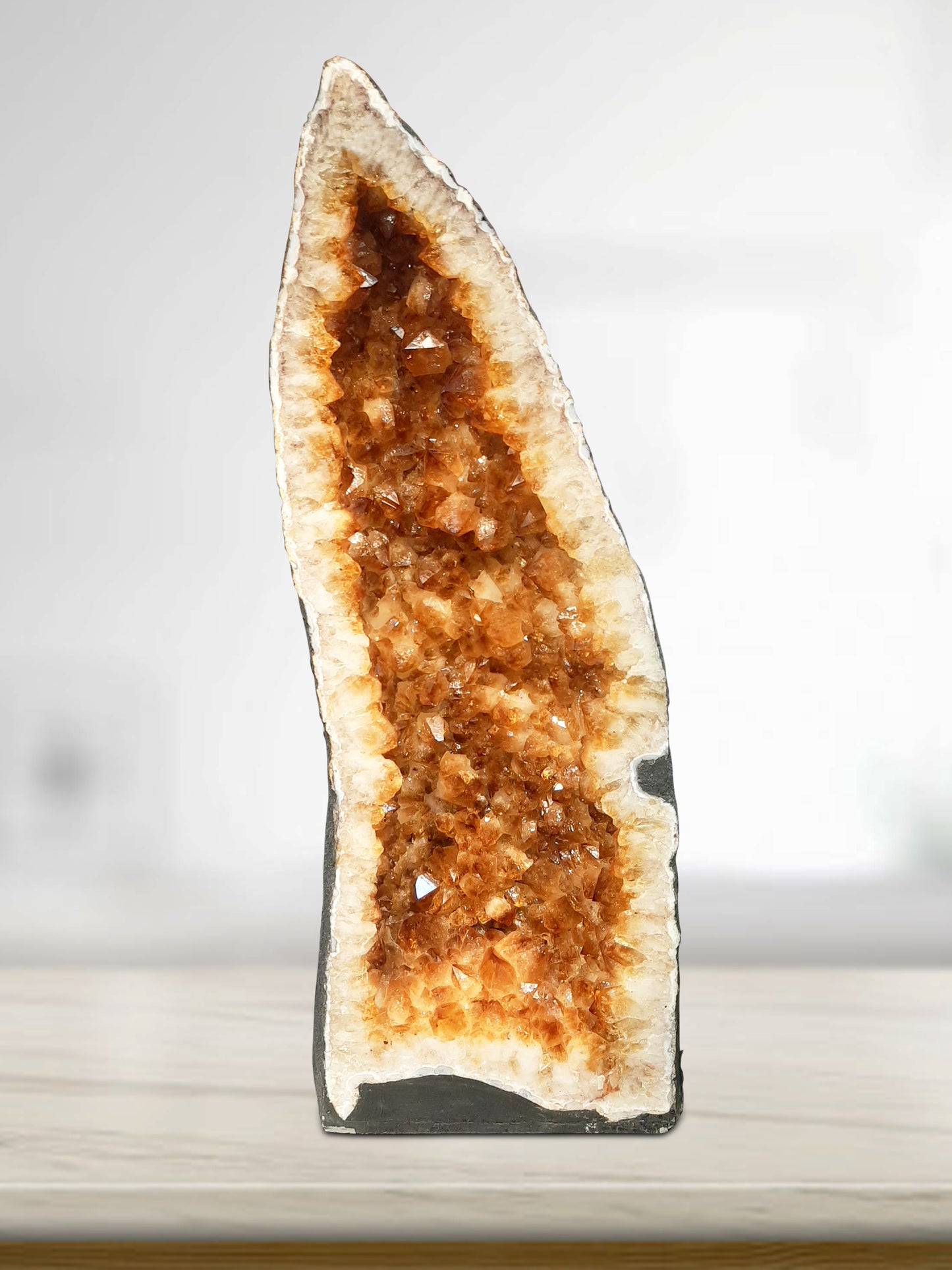 Citrine Crystal Geode