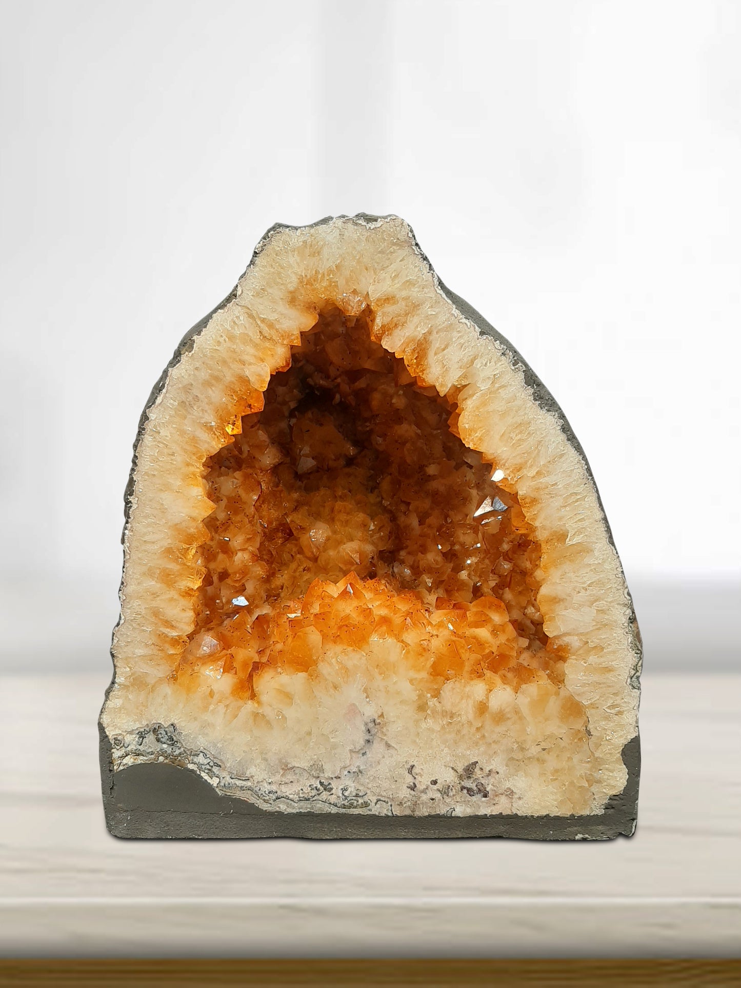 Citrine Crystal Geode