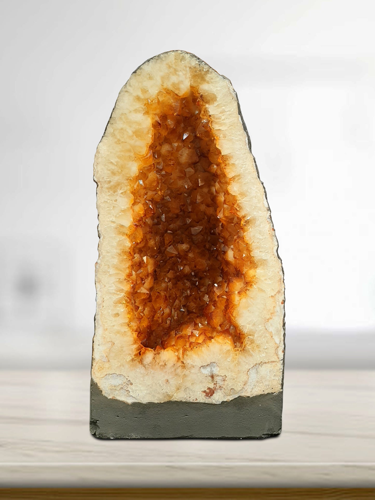 Citrine Crystal Geode