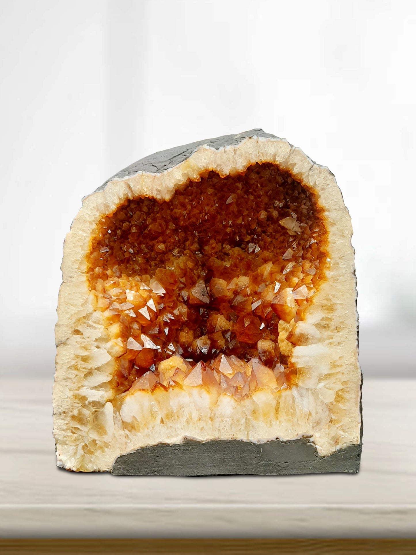 Citrine Crystal Geode