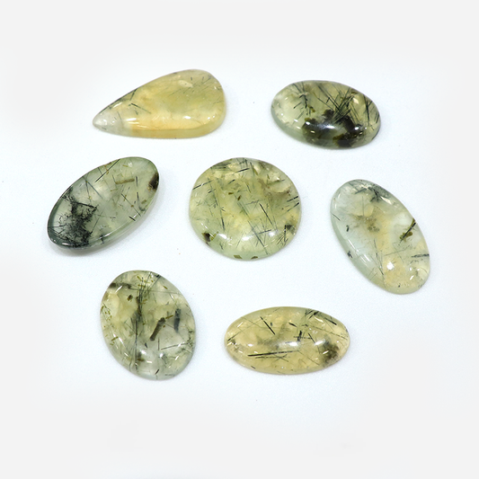 Yellow Prehnite Cabochons